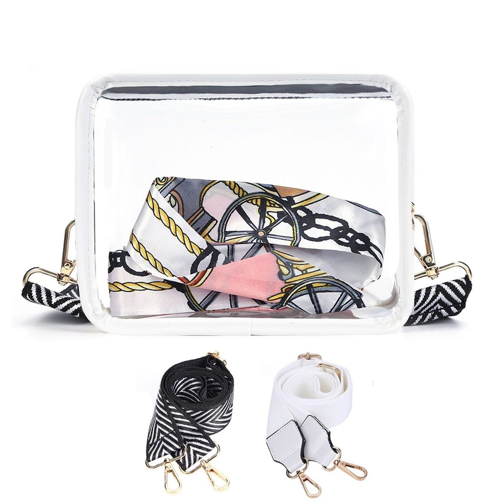 Small Clear Purse Stadium, Clear Crossbody Bag Stadium Aroved ^-^